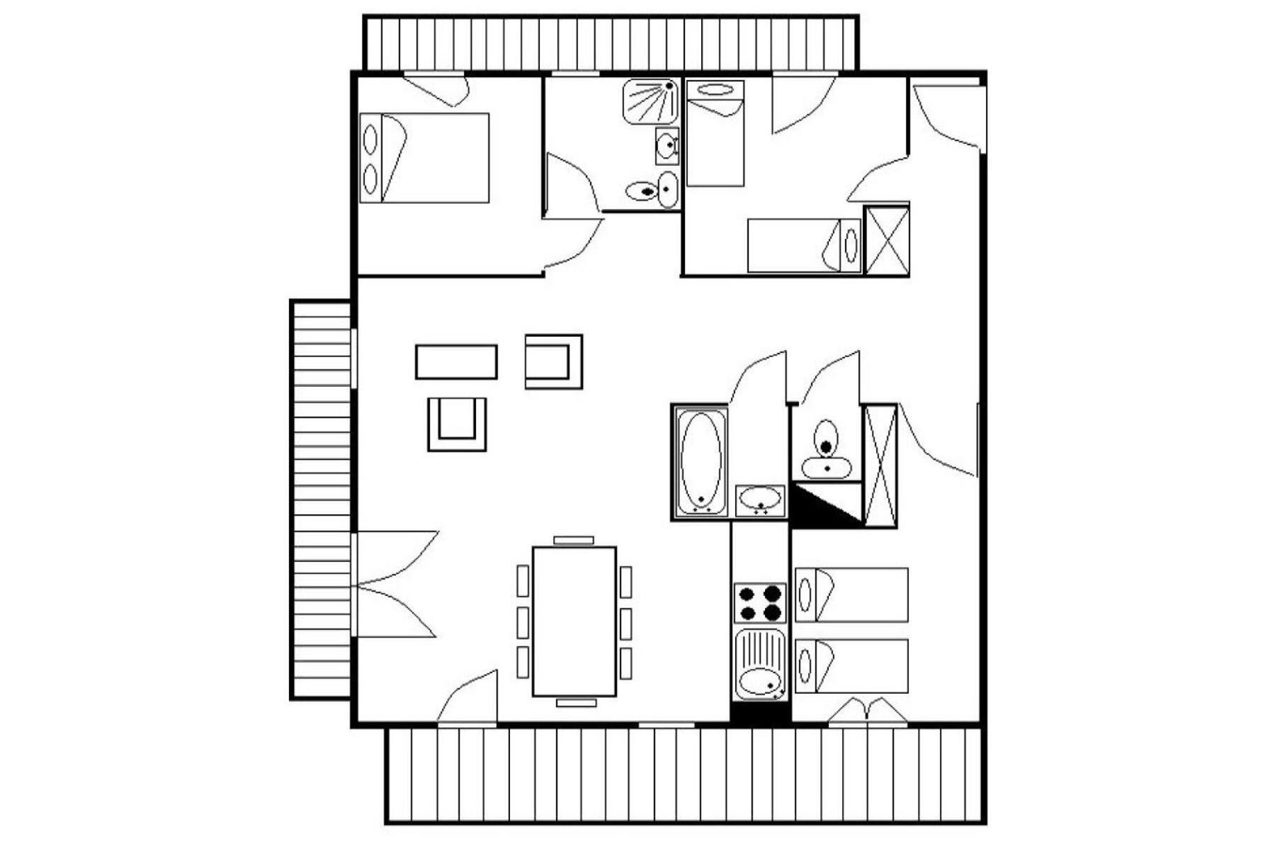 Residence Les Cristaux - Appartement Accueillant & Renove - Proche Des Pistes - Balcon - Sauna - Hammam - Wifi Mae-0254 Saint-Martin-de-Belleville Buitenkant foto